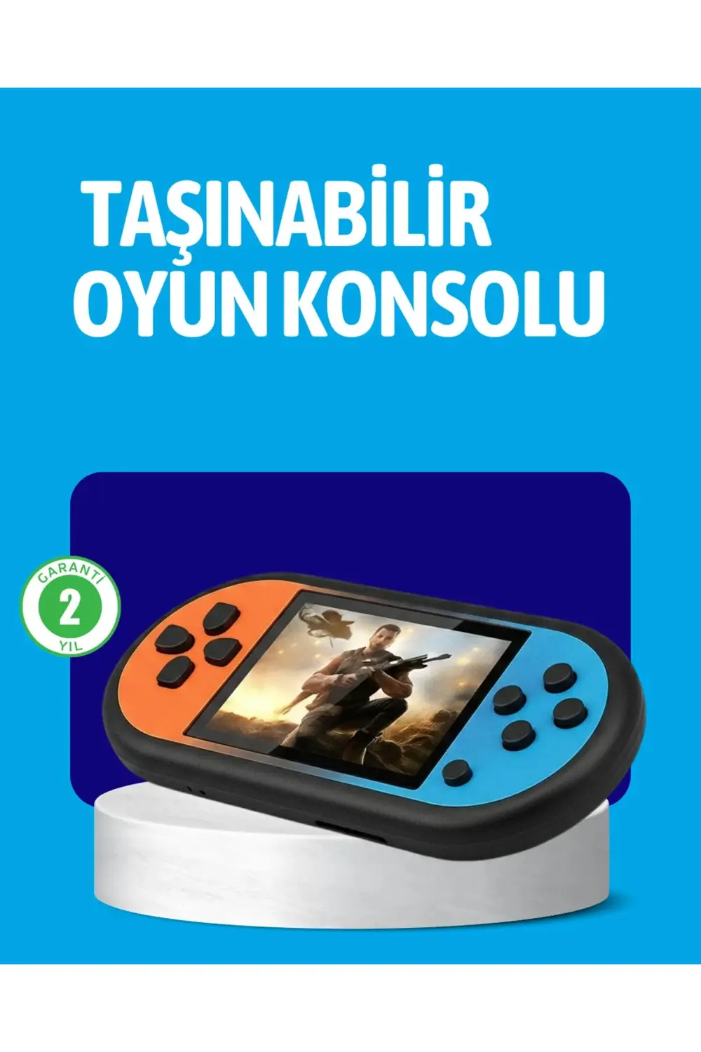 BFS Retro 520 Oyunlu Taşınabilir Konsol HD Ekran USB Şarjlı