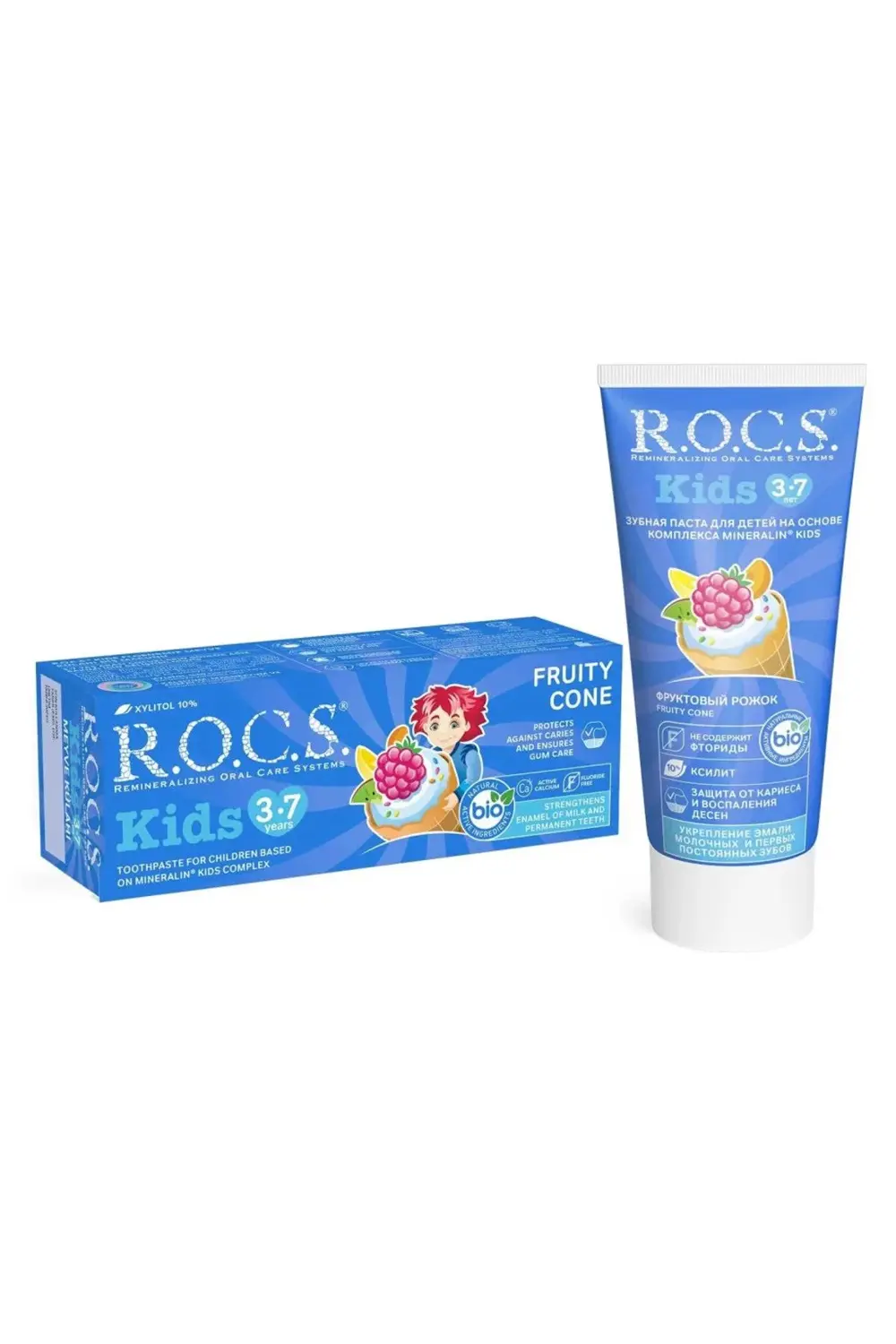 BFS R.O.C.S.Kids Diş Macunu 3-7 Yaş 35 ml Meyve Külahı