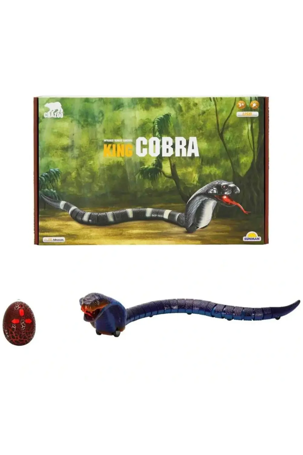 BFS S00091568 -SEN-YFN-CRZ-I/C YILAN KING COBRA 3.7V.USB IŞIKLI 2