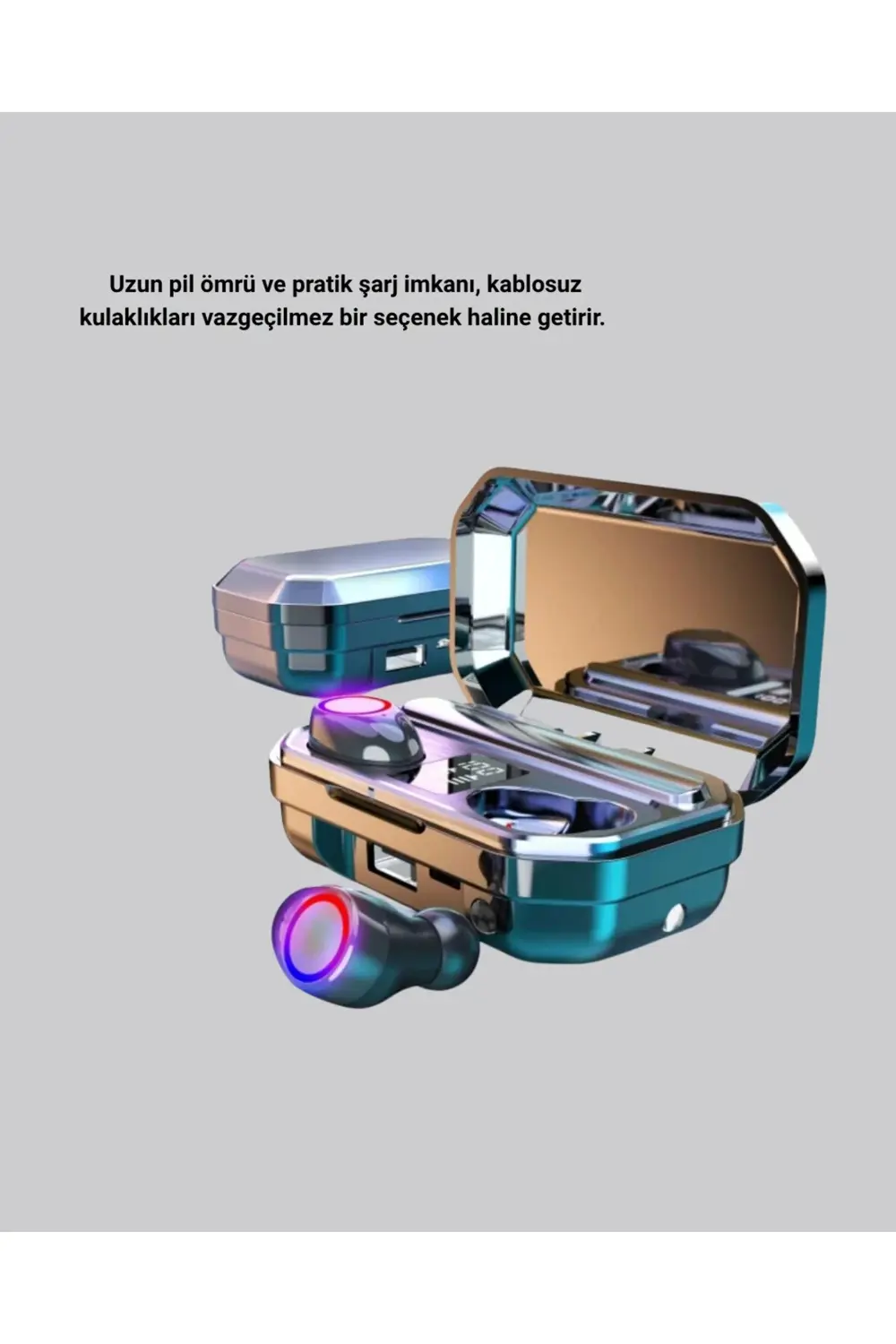 BFS Şarj Kutulu Kablosuz Kulaklık Ergonomik Spor Seyahat Uyumlu U