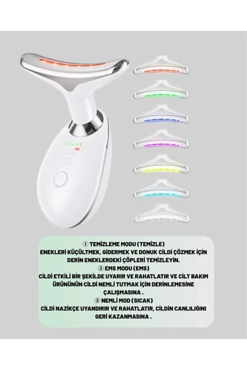 BFS Şarjlı Akıllı Cilt Temizleme ve Nemlendirme Cihazı – 500 mAh,