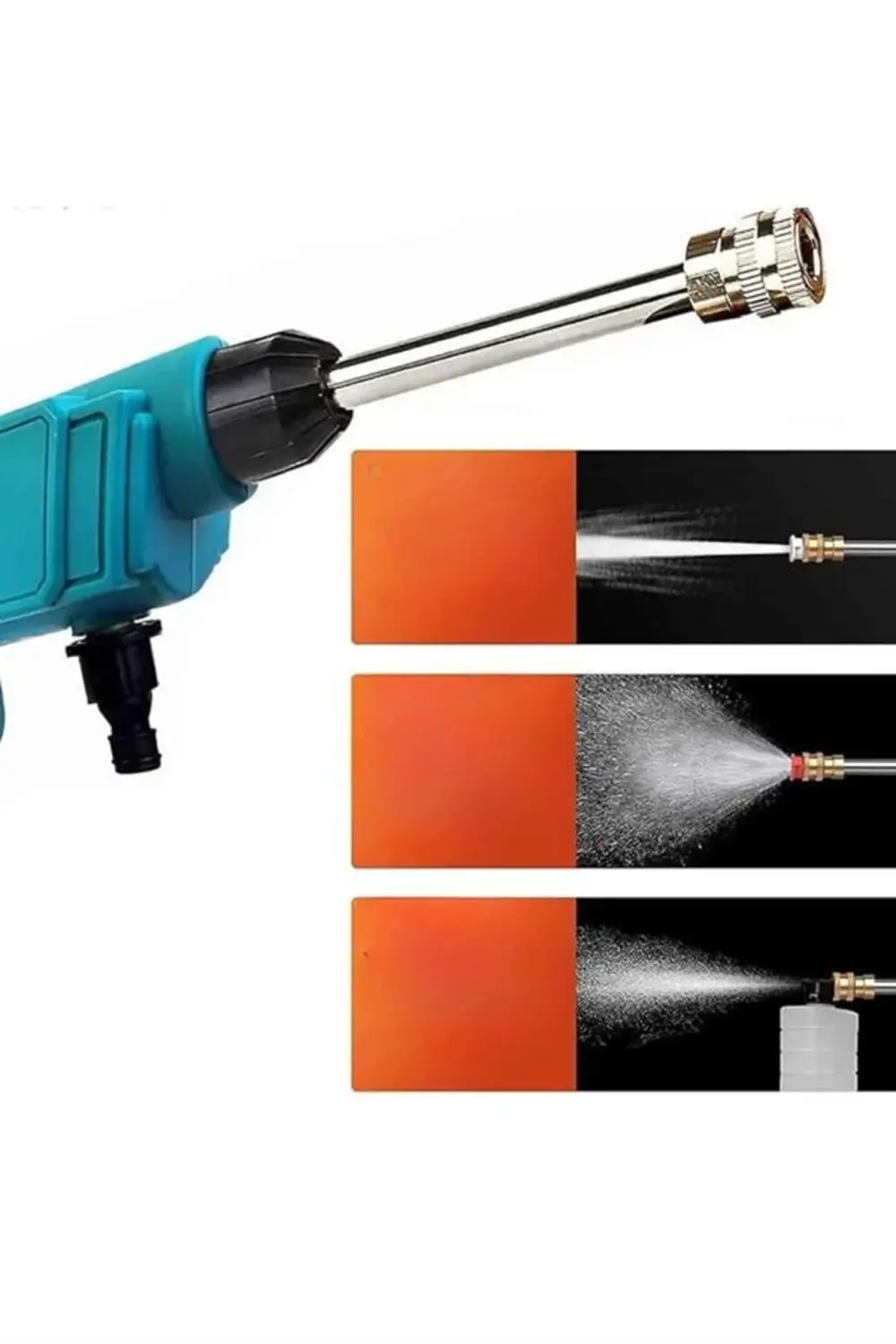 BFS Şarjlı Oto Yıkama, Bahçe Sulama Tabancası Makinesi Yüksek Bas