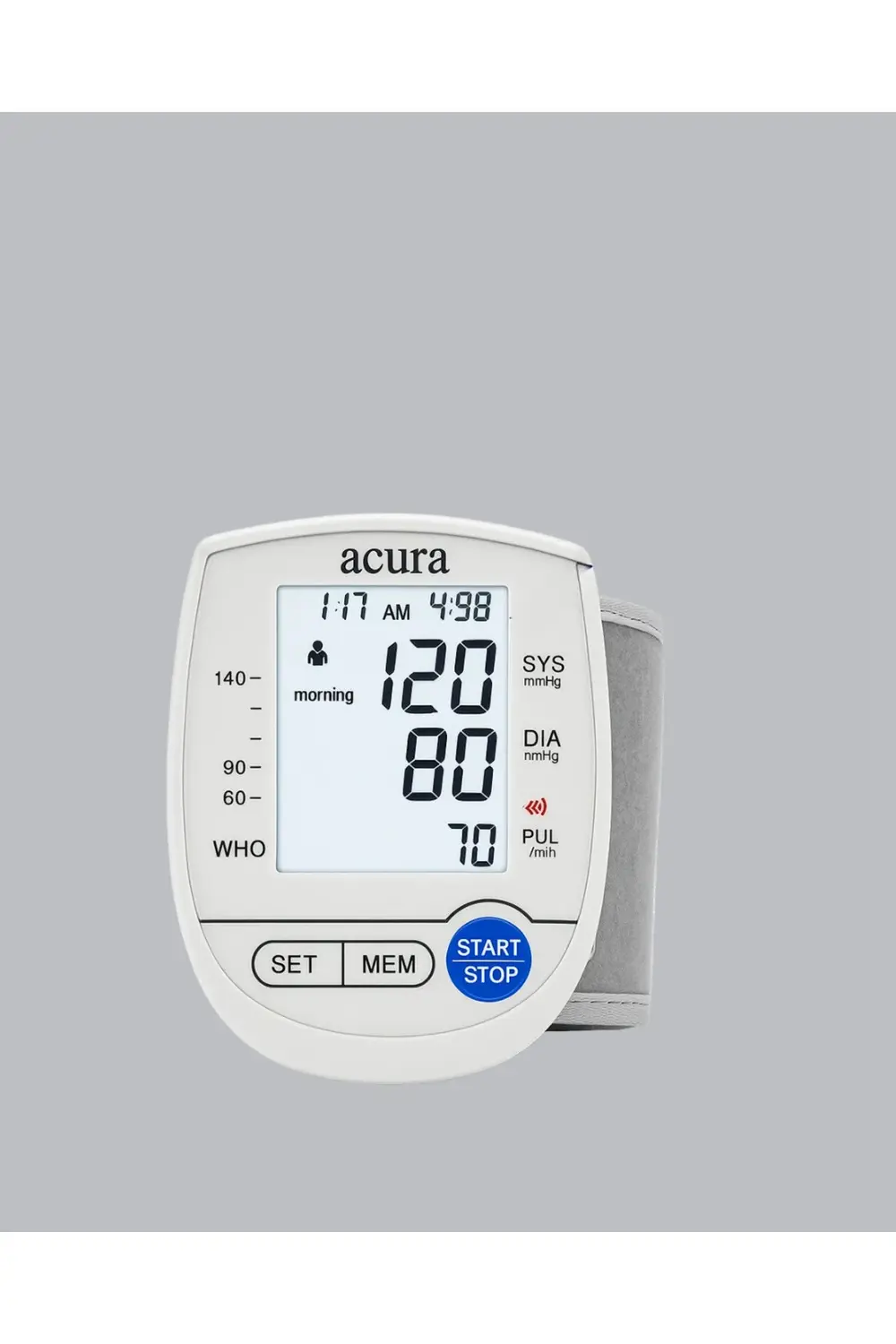 BFS Şarjlı ve Pilli Bilek Tansiyon Ölçer Dijital Ekran Hafıza Kay