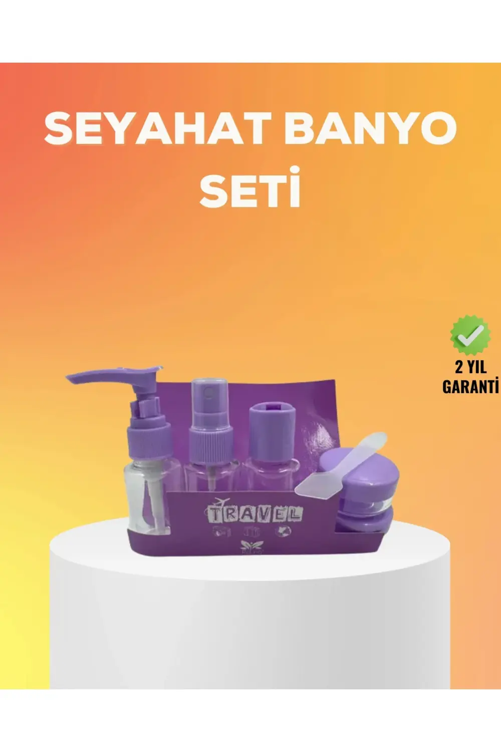 BFS Seyahat Bakım Seti 5 Parça Sızdırmaz Şeffaf Kapaklı 30ml