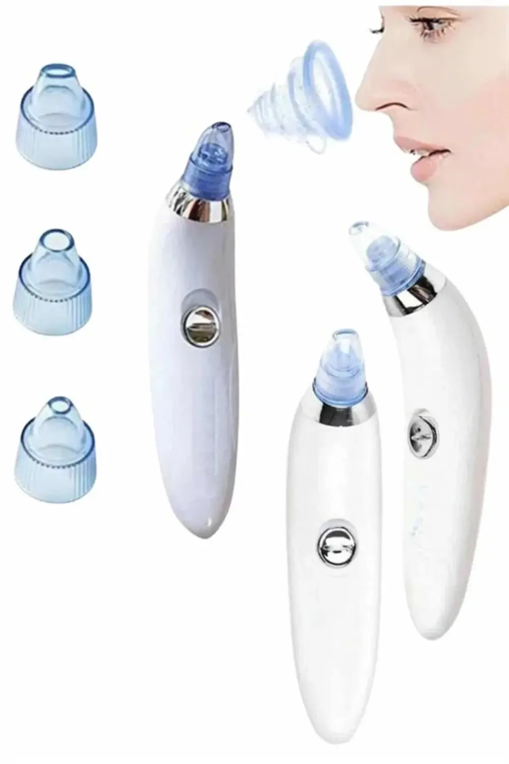 BFS Siyah Nokta Temizleme Cihazı 4 Başlıklı Vakumlu Pilli Ölü Der