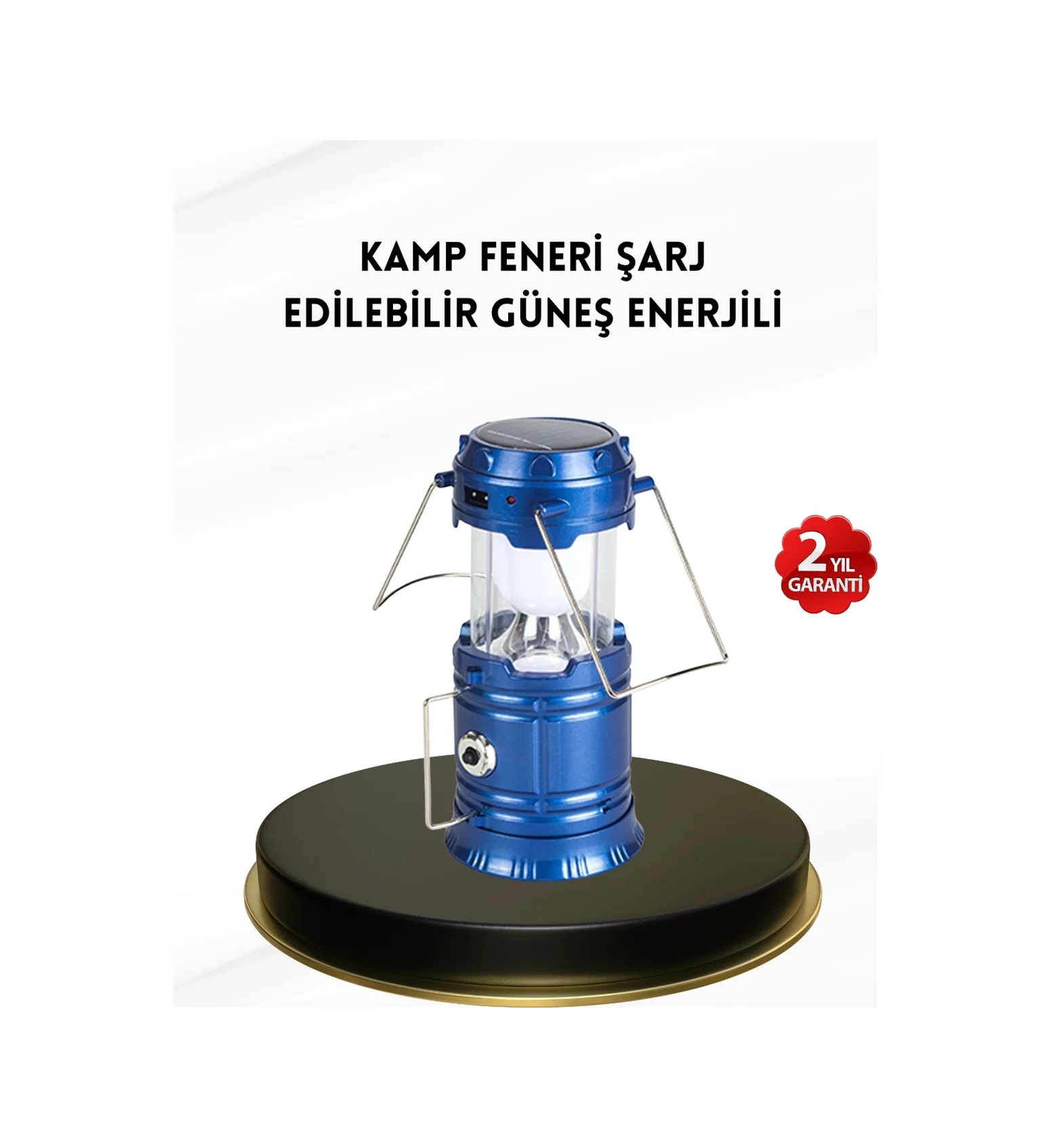Bfs Solar Kamp Lambası Kızak Sistemli Şarjlı Taşınabilir Doğa Yür