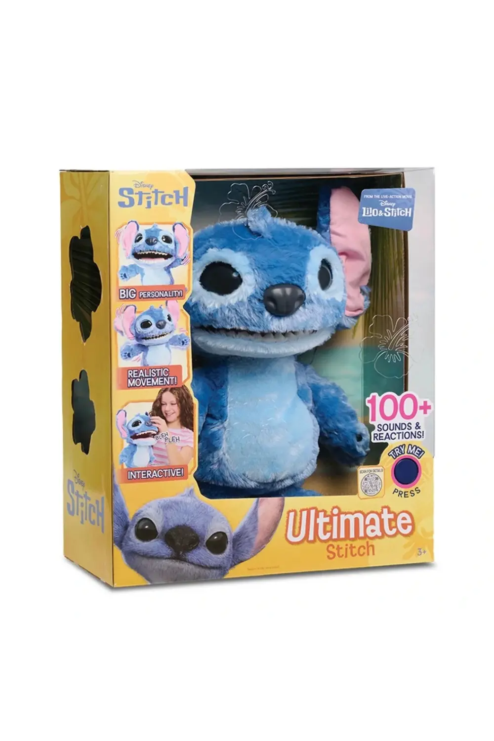 BFS Stitch Sesli Delüks Peluş 43 cm BFS Stitch Sesli Delüks Peluş 43 cm