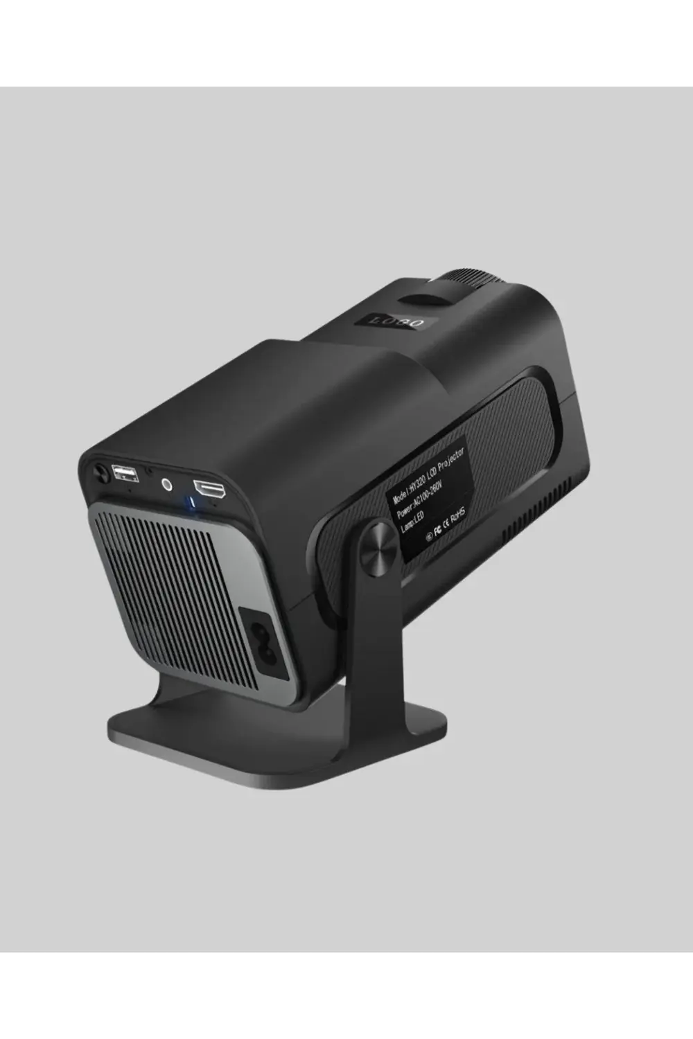 BFS Taşınabilir Akıllı Projeksiyon HDMI USB Uyumlu Oyun Destekli