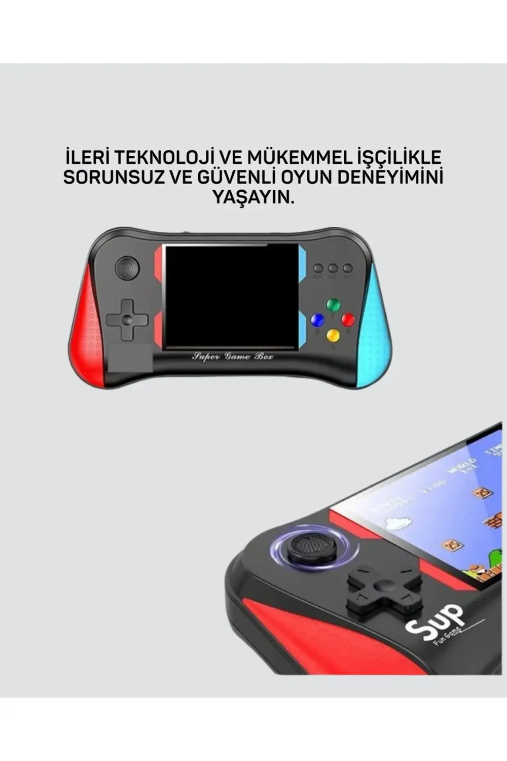 BFS Taşınabilir Oyun Konsolu – 3,5" Ekranlı ve 500 Oyunlu