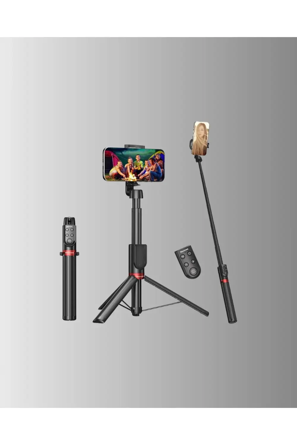 BFS Taşınabilir Tripod ve Selfie Çubuğu Vlog ve Video Çekimi