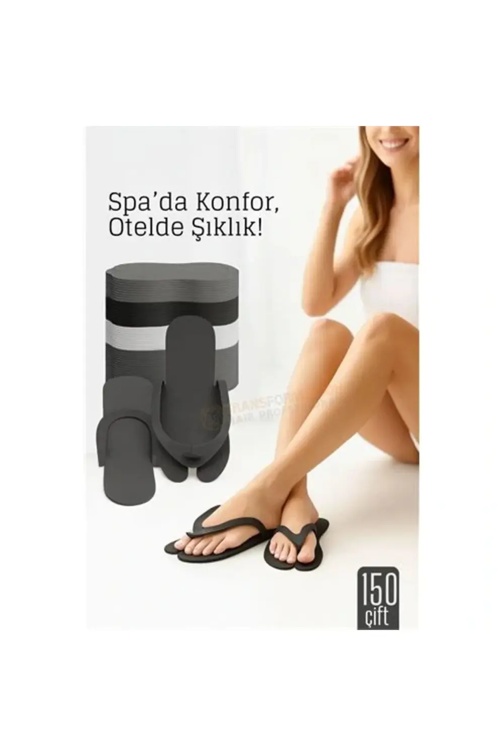 BFS Tek Kullanımlık Spa Otel Pedikür Terliği 150 Çift 2 MM Kalınl BFS Tek Kullanımlık Spa Otel Pedikür Terliği 150 Çift 2 MM Kalınl