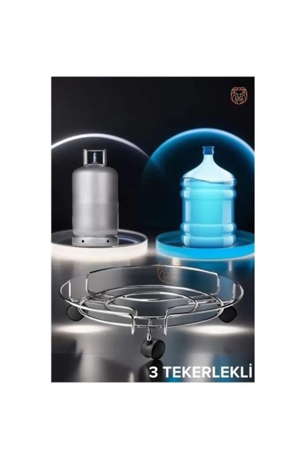 Bfs Tekerlekli Alüminyum Tüp Ve Damacana Altlığı