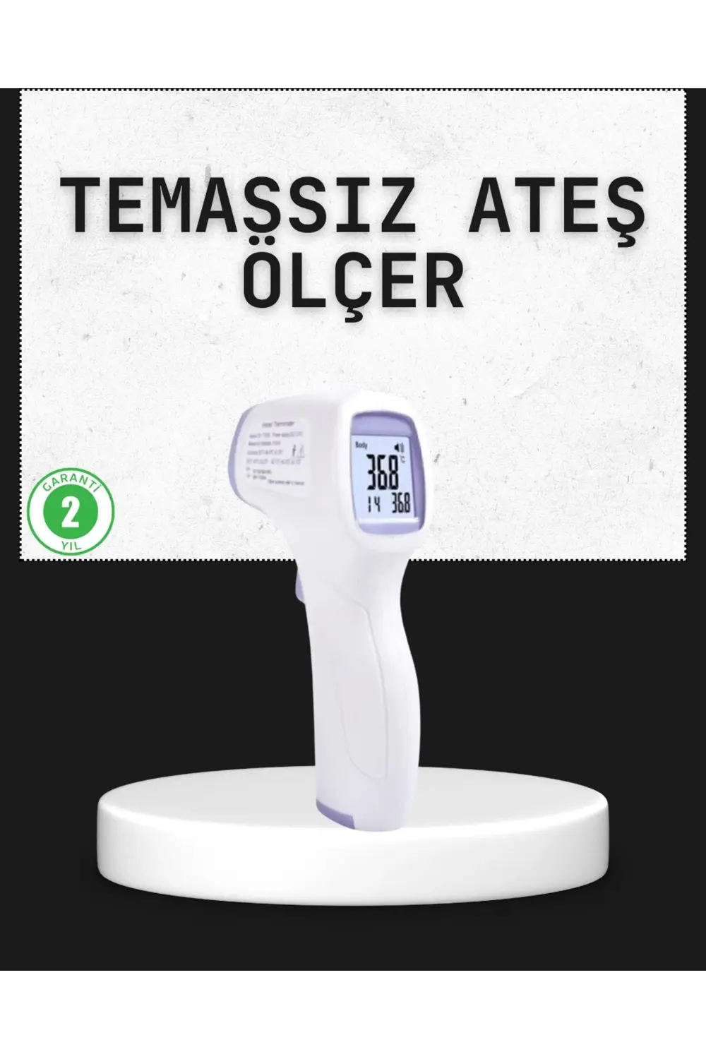BFS Temassız Termometre Hızlı Ölçüm Güvenli Dijital Ateş Ölçer