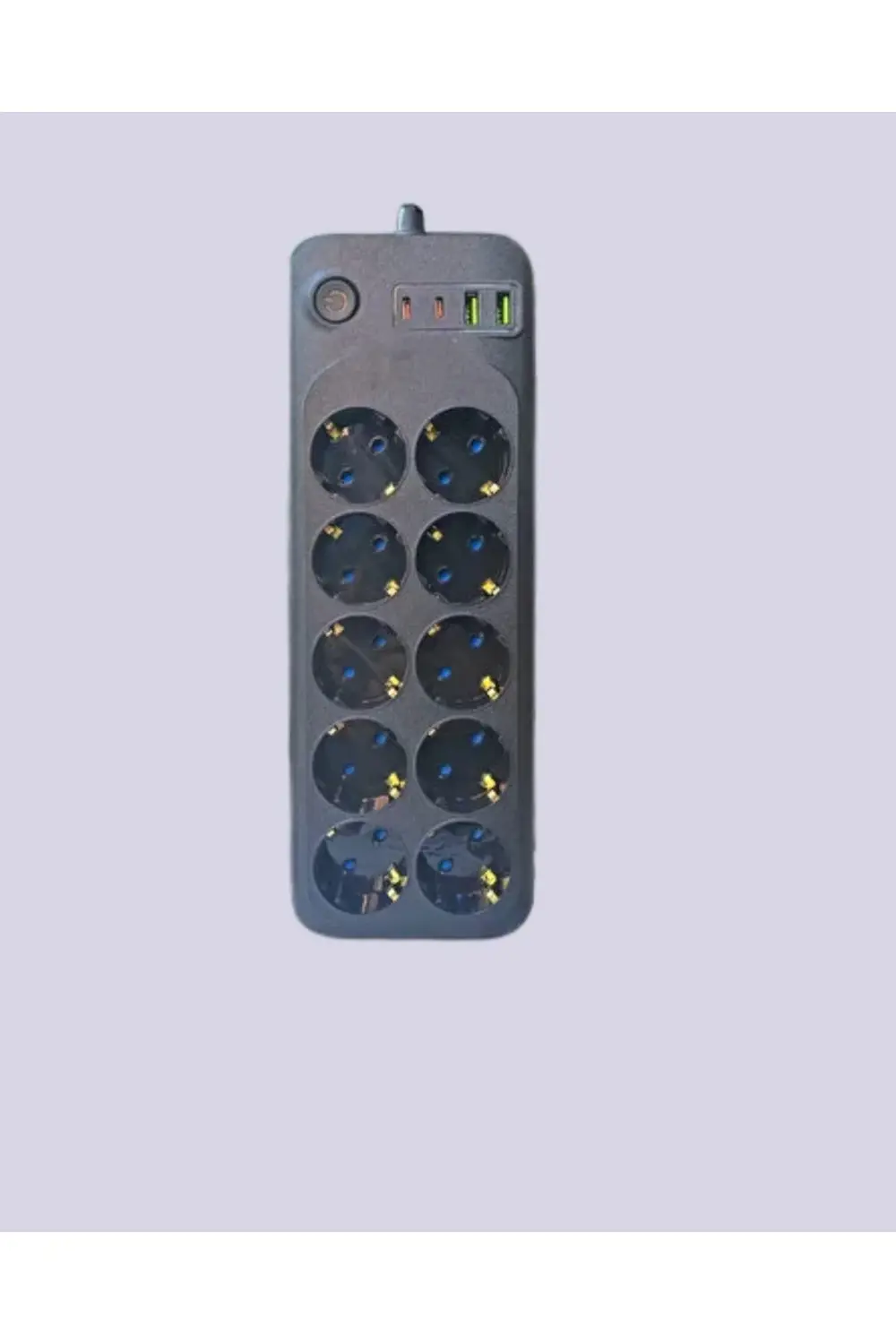 BFS Termal Koruma Sistemli USB Type-C 10’lu Grup Priz 2m 2500W Gü