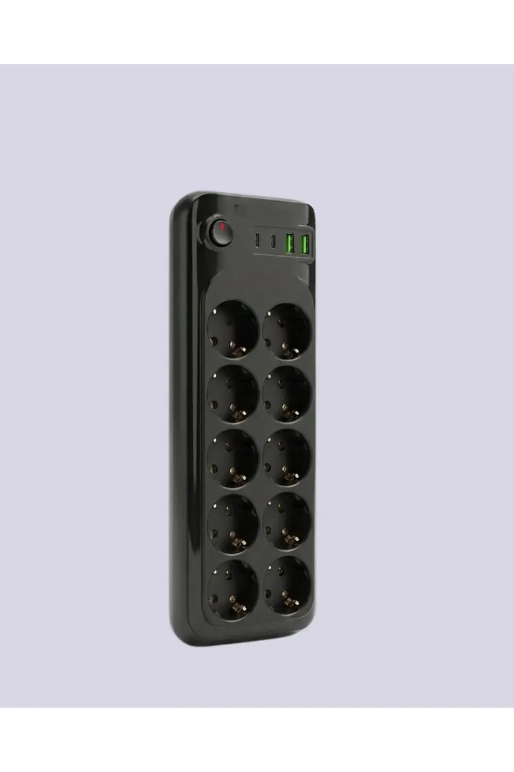 BFS Termal Koruma Sistemli USB Type-C 10’lu Grup Priz 2m 2500W Gü