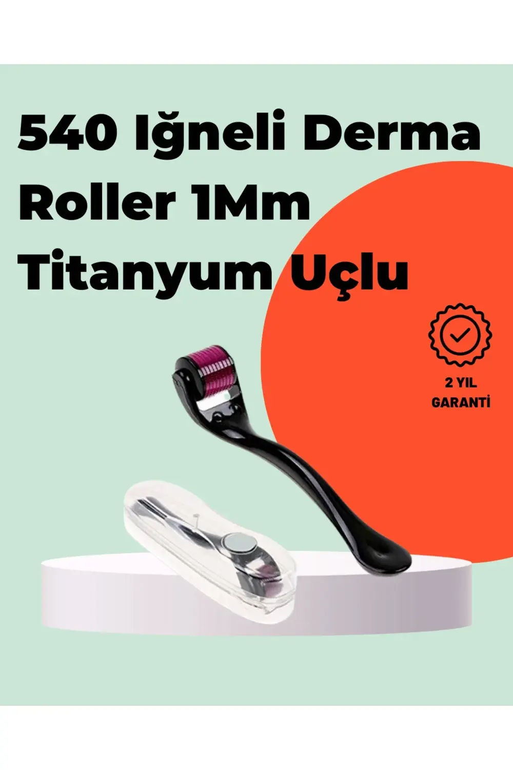 BFS Titanyum İğneli Derma Roller – Evde Cilt Bakımı İçin Uygun