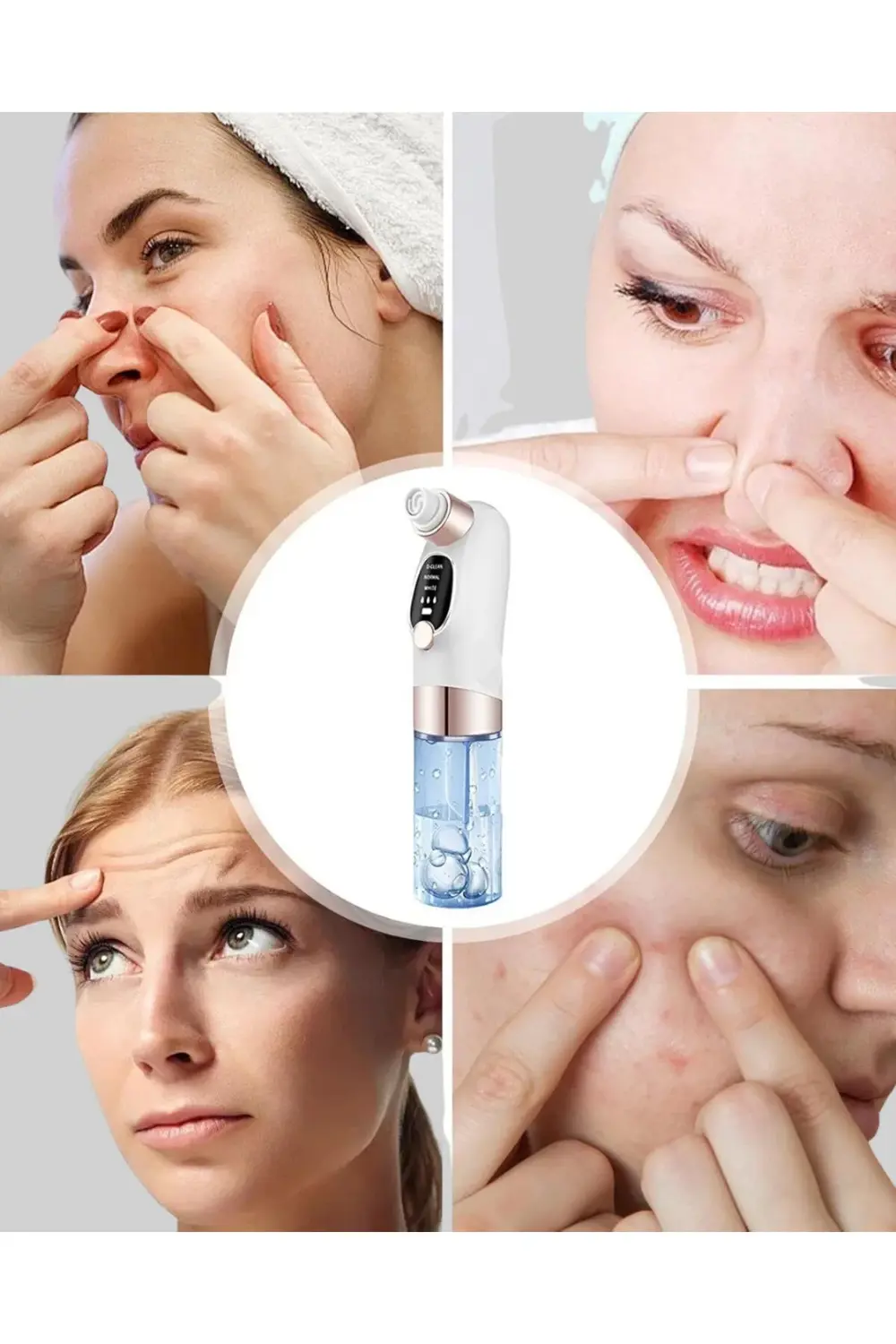 BFS Titreşimli Elektrikli Gözenek Açıcı – Siyah Nokta ve Yağ Arın