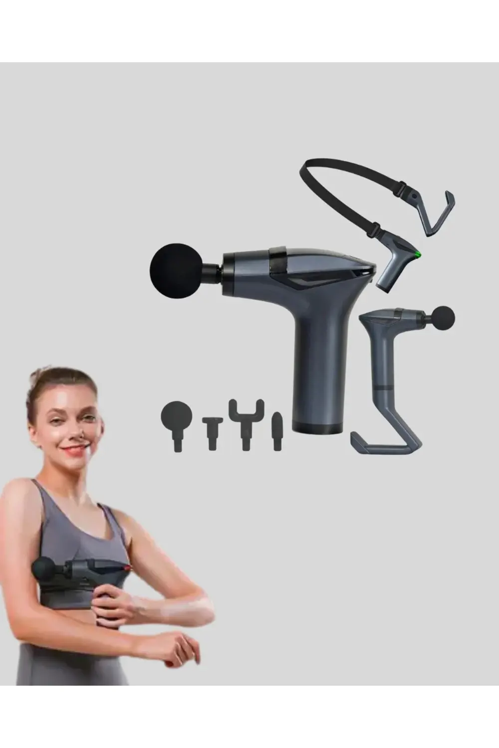 BFS Titreşimli Şarjlı Masaj Aleti 3in1 Fonksiyonel Çok Amaçlı Mod