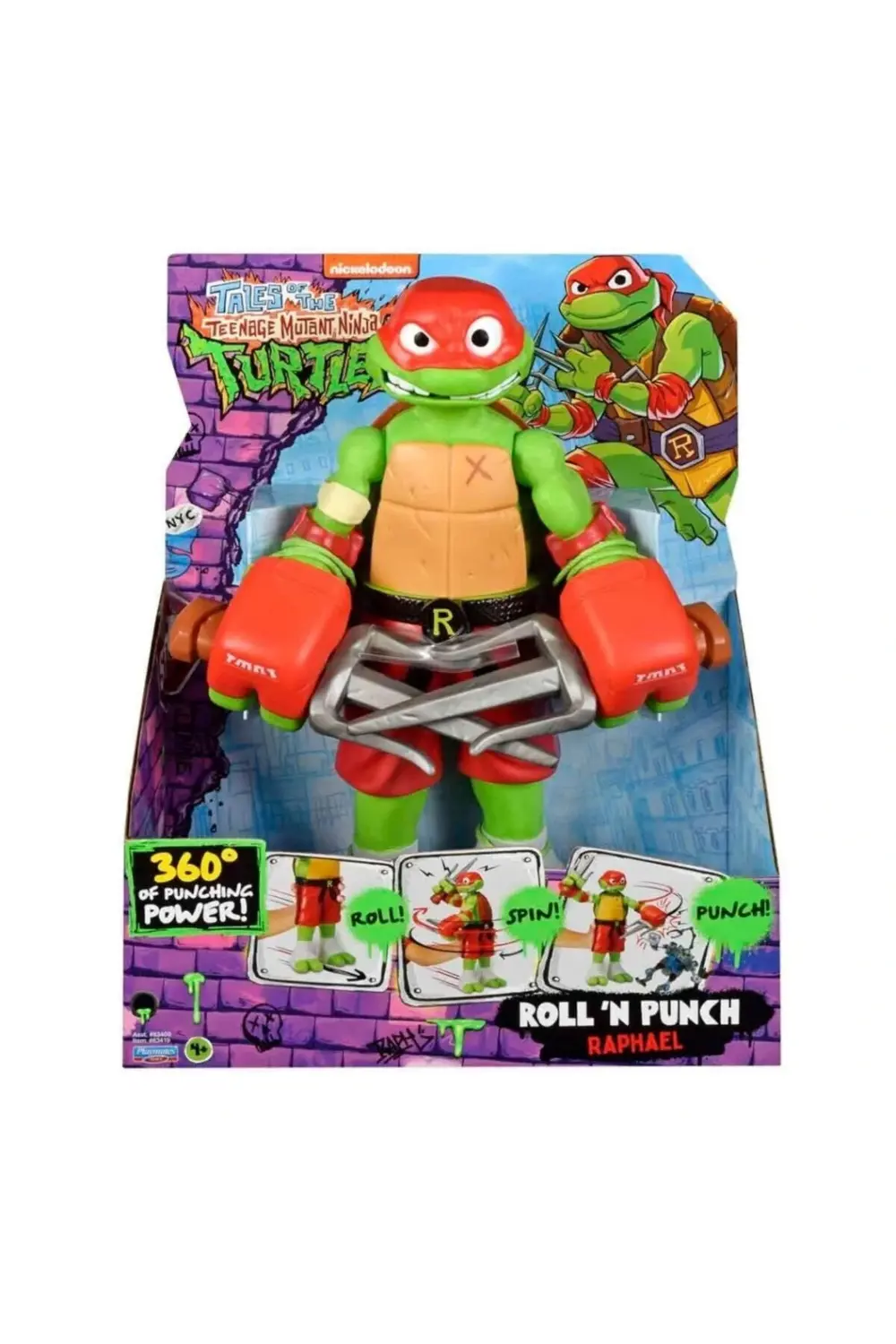 BFS TMNT Roll N Punch Raphael Figür 30 cm
