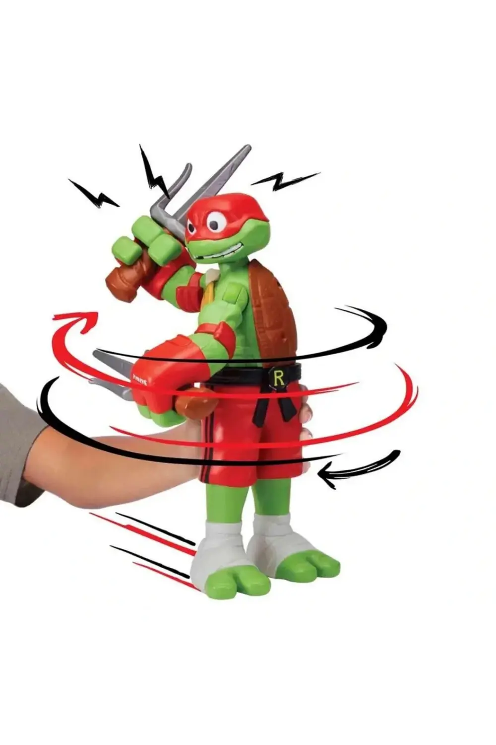 BFS TMNT Roll N Punch Raphael Figür 30 cm