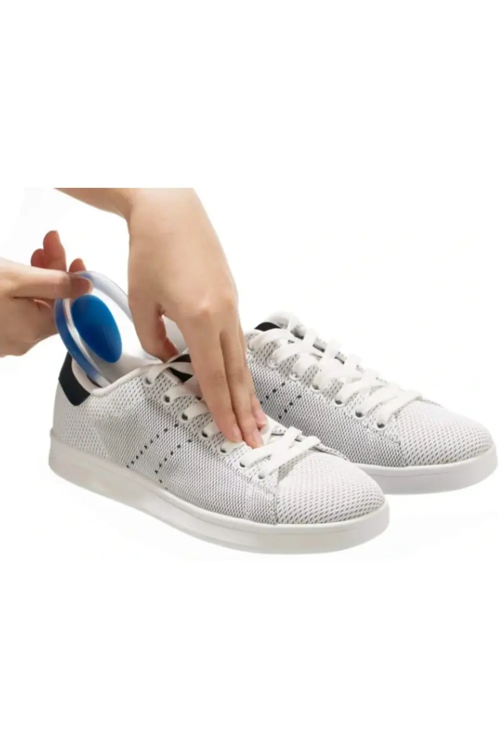 BFS Topuk Silikonu Şeffaf Mavi Erkek