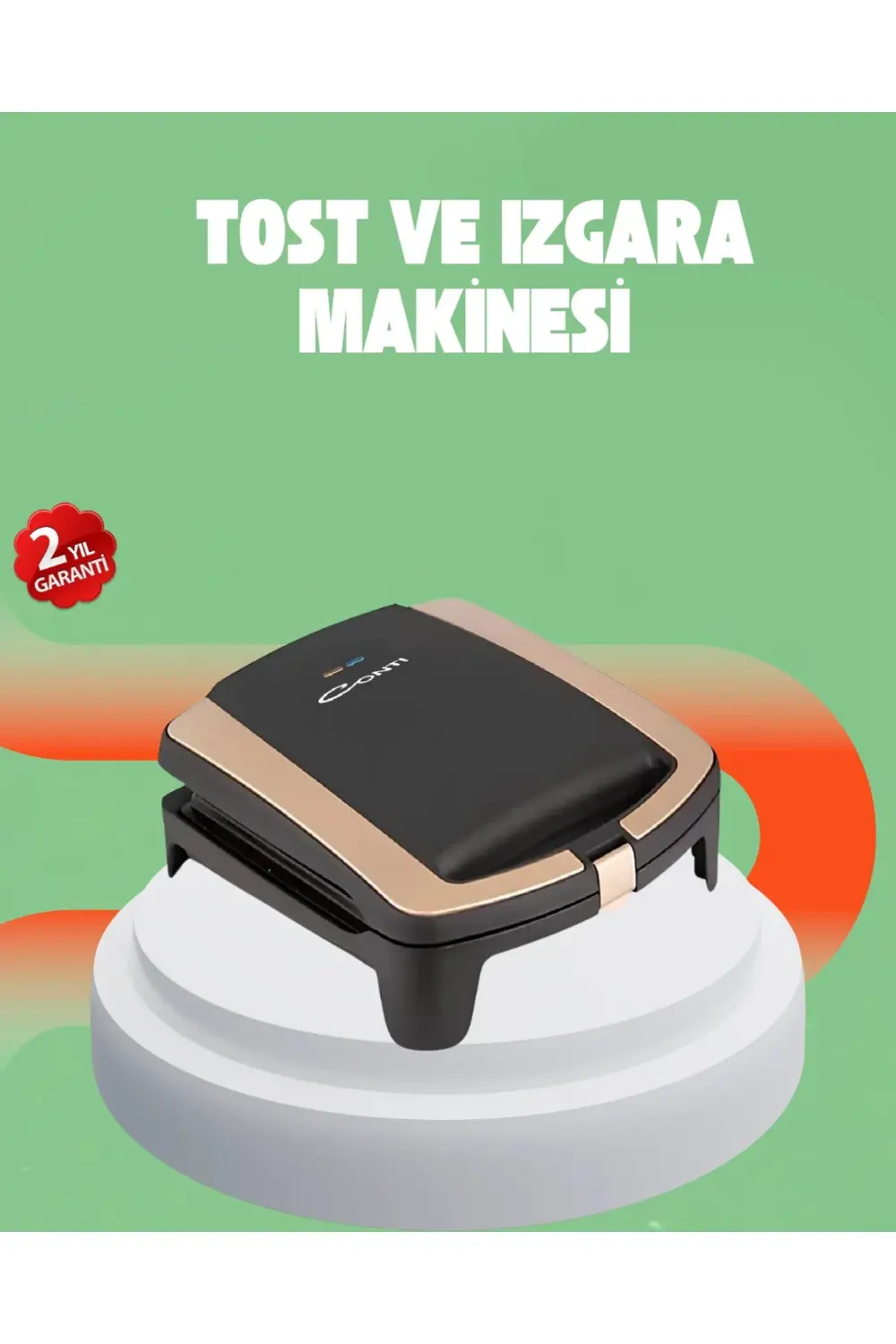 BFS Tost Makinesi 4 Dilim Kapasite 1500 Watt Hızlı Isıtma