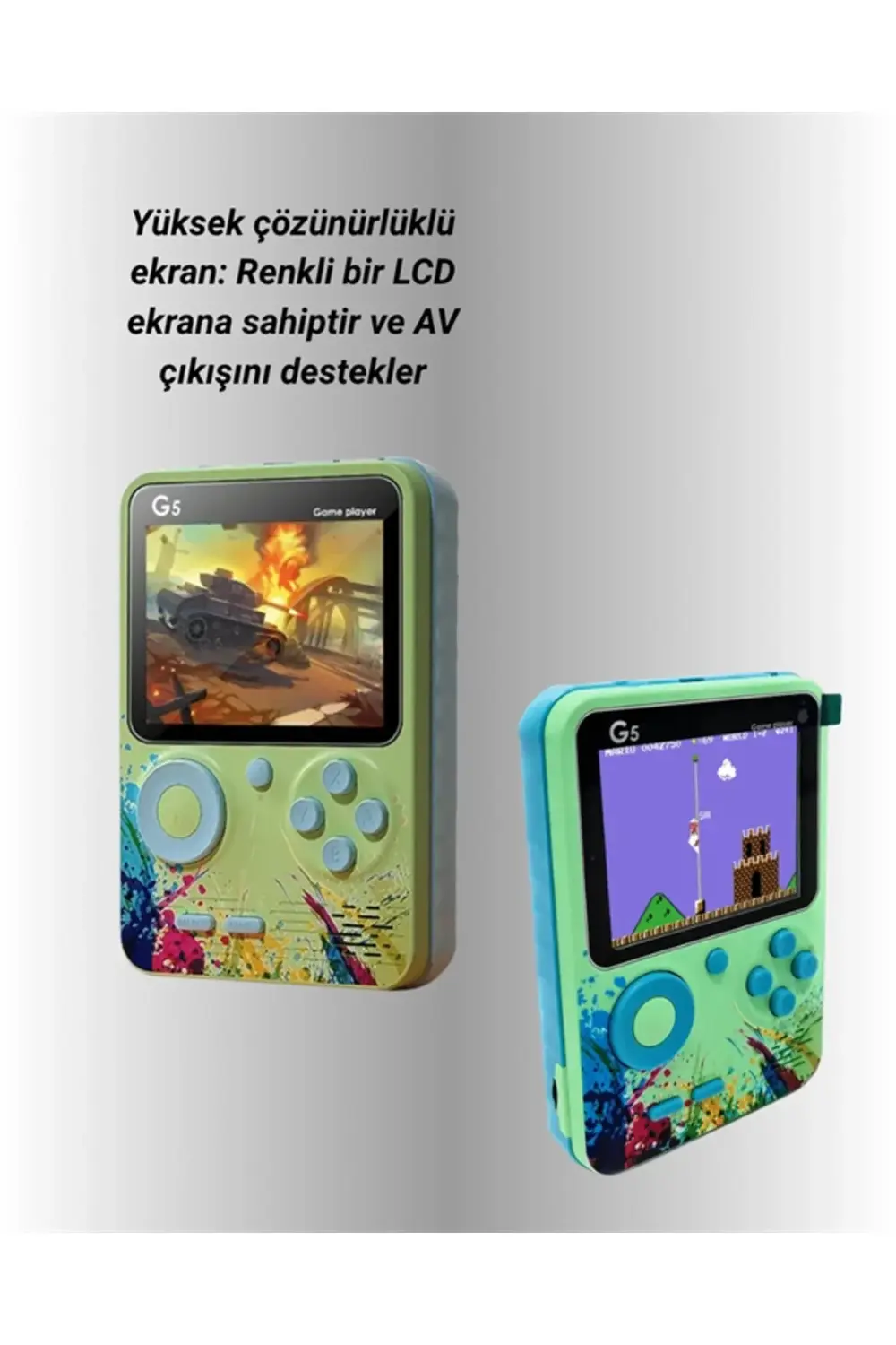 BFS TV Bağlantılı 500 Oyunlu Mini Gameboy Konsol