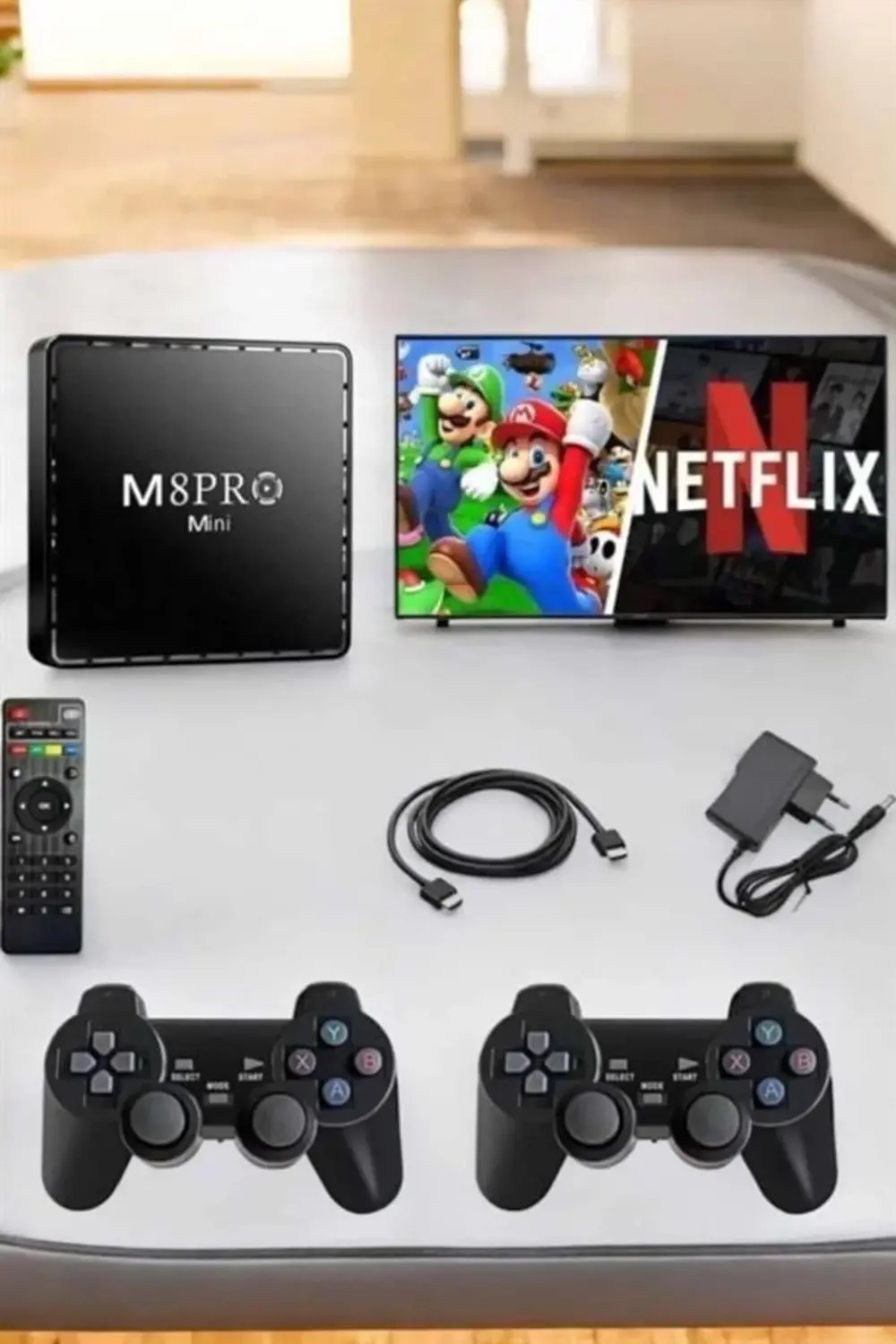 BFS TV Box Çift Oyun Kollu 10000 Oyunlu Atari