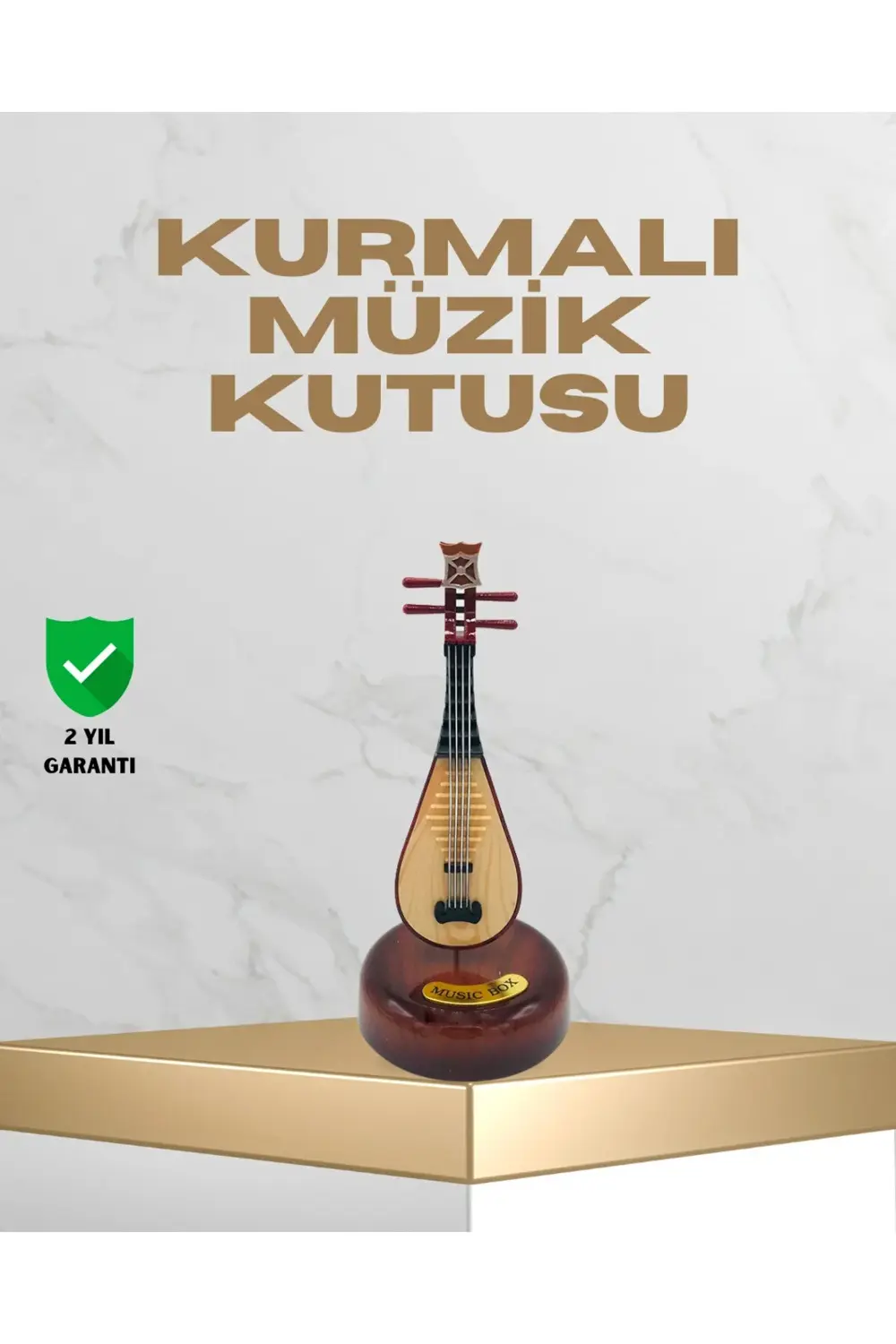 BFS Ud Sembolü Müzik Kutusu Estetik Tasarım Melodi Destekli
