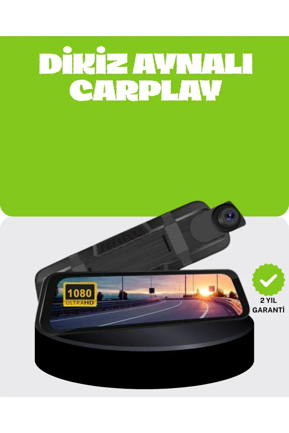 BFS Ultra Geniş Açılı Araç Kamerası Dokunmatik Ayna Kayıtlı