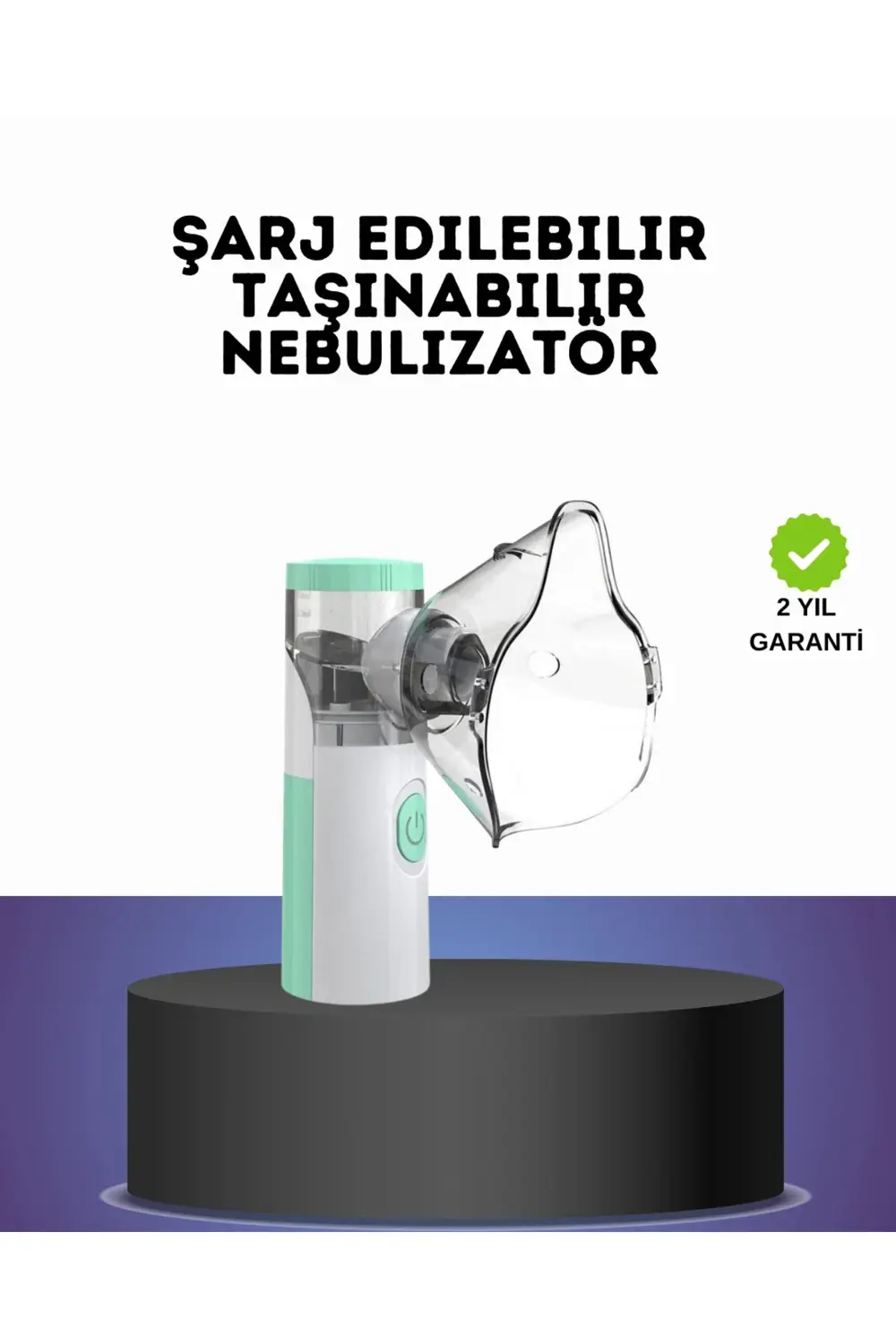 BFS Ultrasonik Frekanslı Şarj Edilebilir Nebülizatör