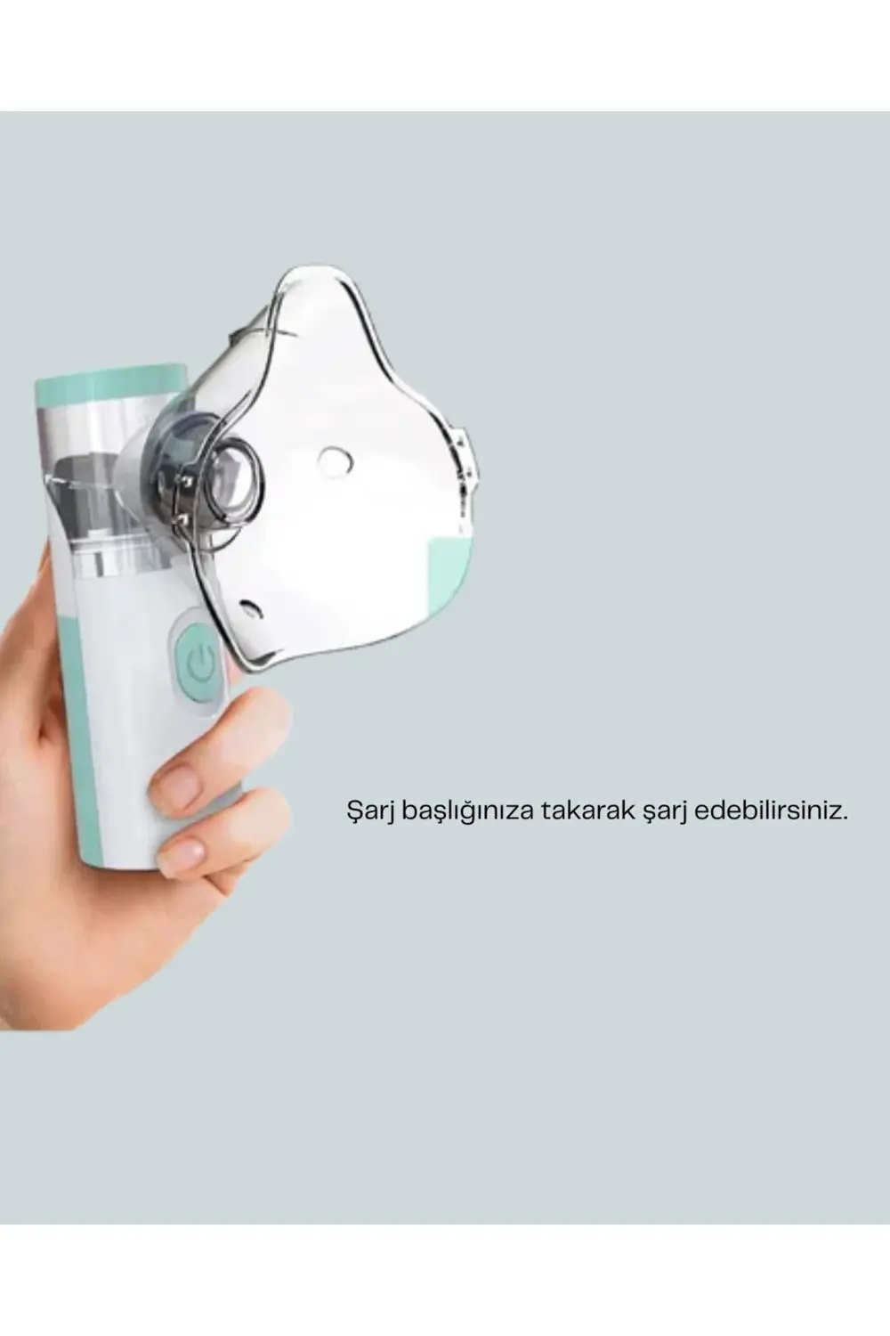 BFS Ultrasonik Frekanslı Şarj Edilebilir Nebülizatör