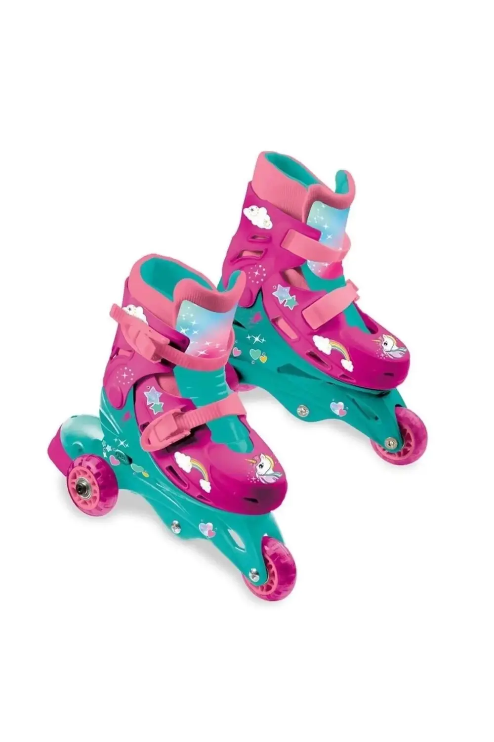 BFS Unicorn Desenli Inline 3 Tekerlekli Paten