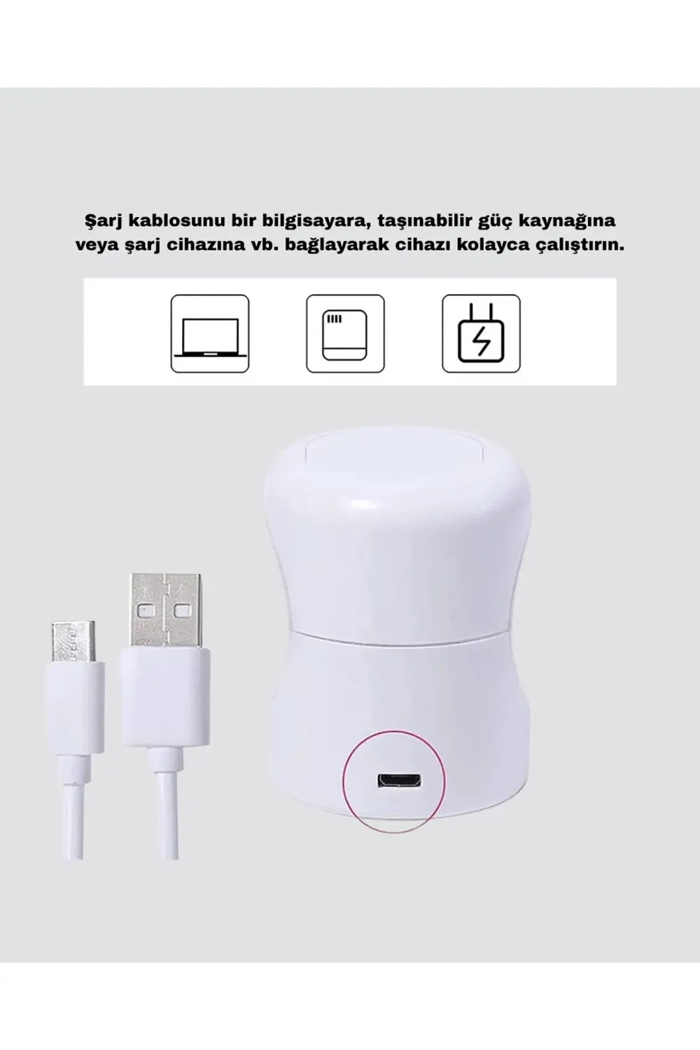 BFS USB Bağlantılı Tırnak Kurutucu – Bilgisayar ve Powerbank ile