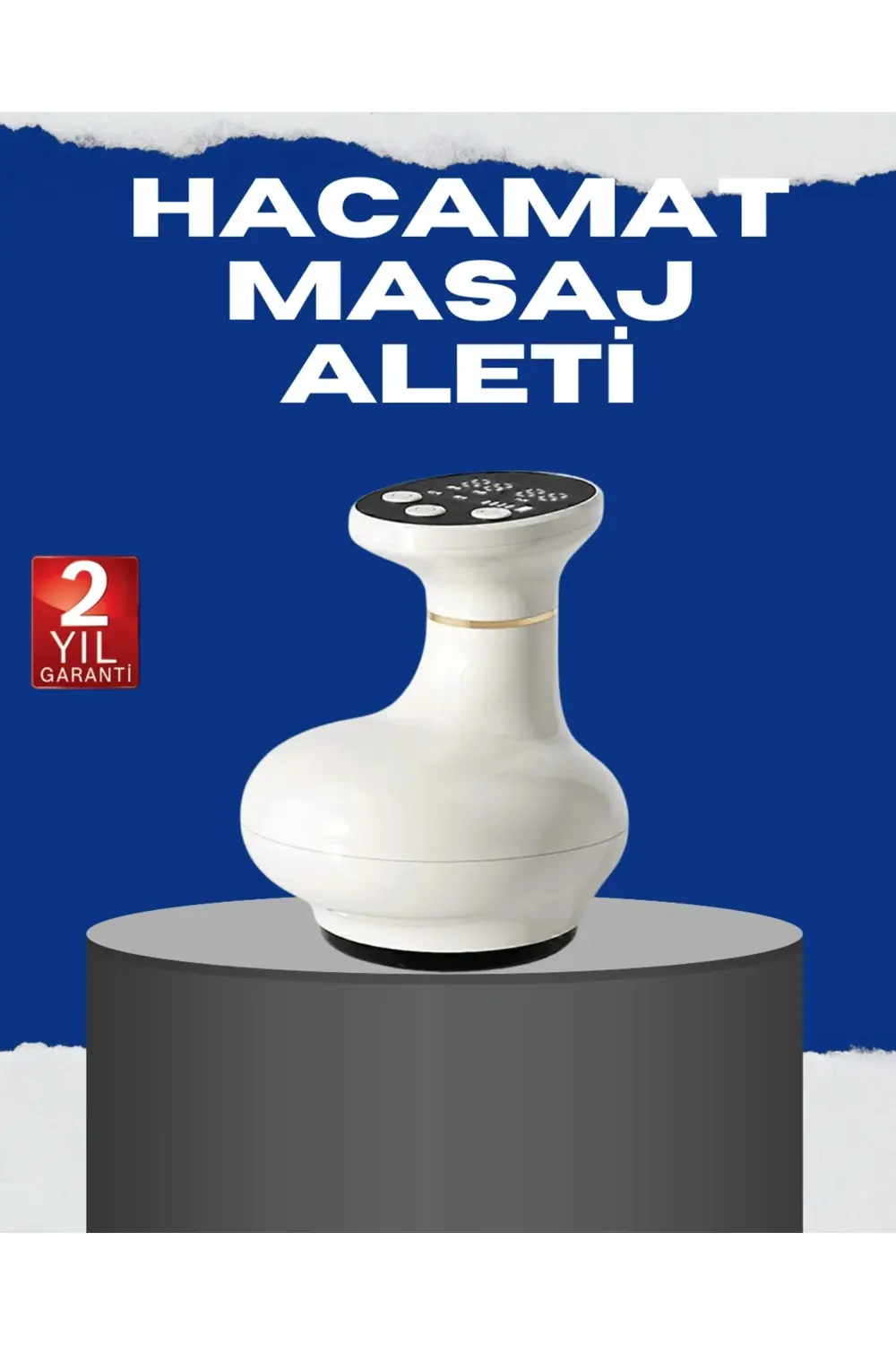 BFS USB Şarjlı 3 Fonksiyonlu Masaj Aleti Kupa Terapisi ve Gua Sha