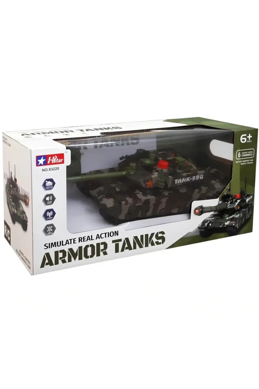 BFS Uzaktan Kumandalı 1/12 6 Fonksiyonlu Şarjlı Tank BFS Uzaktan Kumandalı 1/12 6 Fonksiyonlu Şarjlı Tank