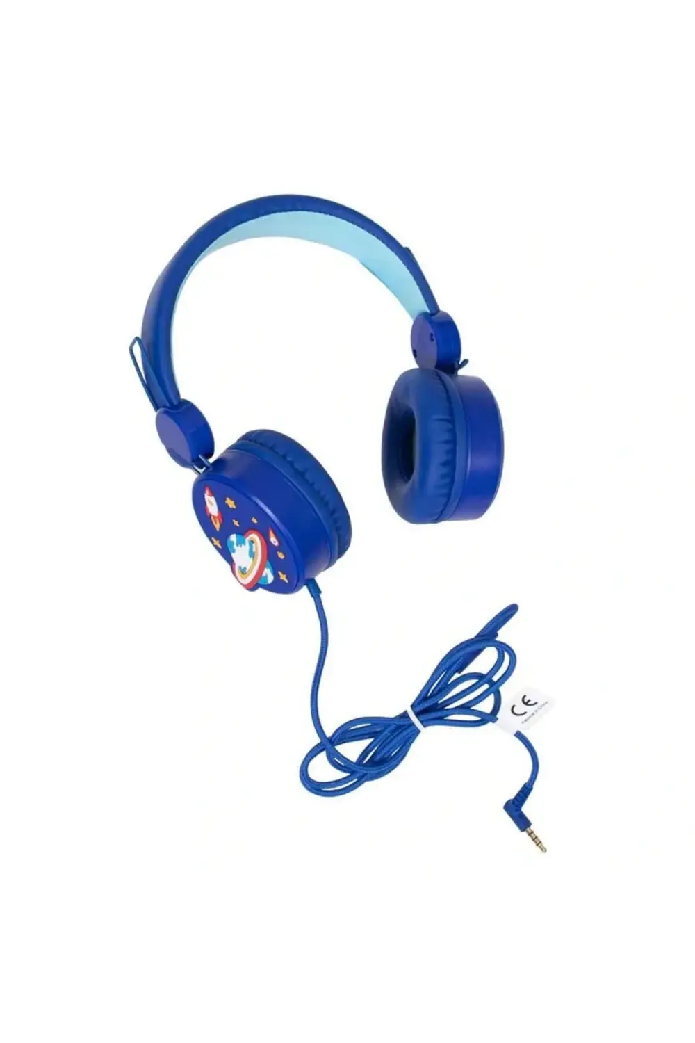 BFS Uzay Desenli Mikrofonlu Kulak Üstü Kulaklık