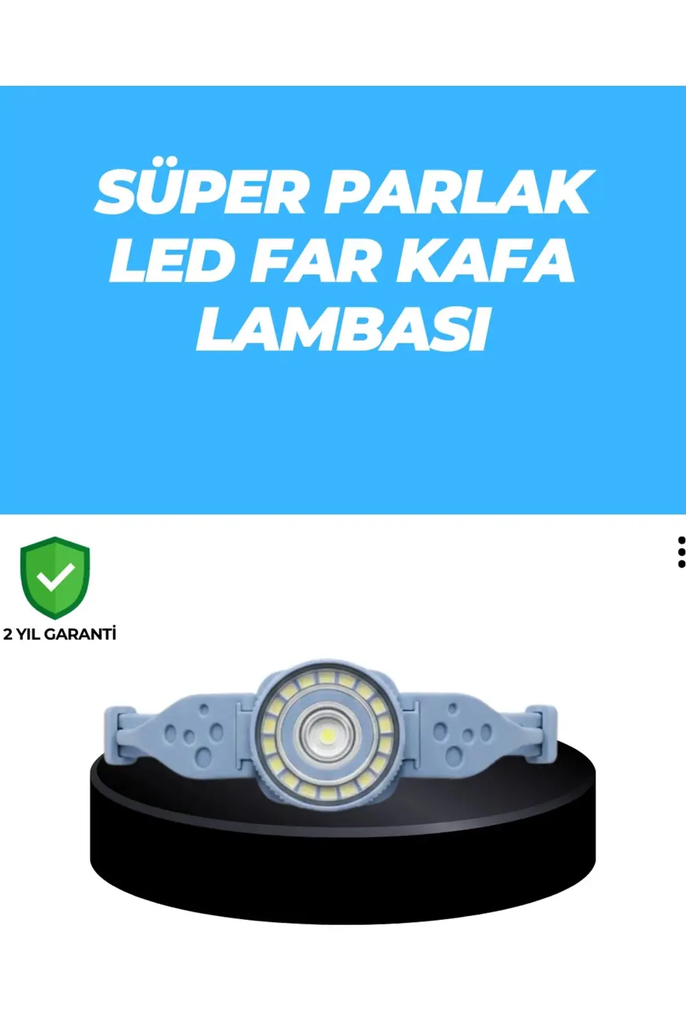 BFS Uzun Pil Ömürlü Kamp ve Dağcılık Kafa Lambası