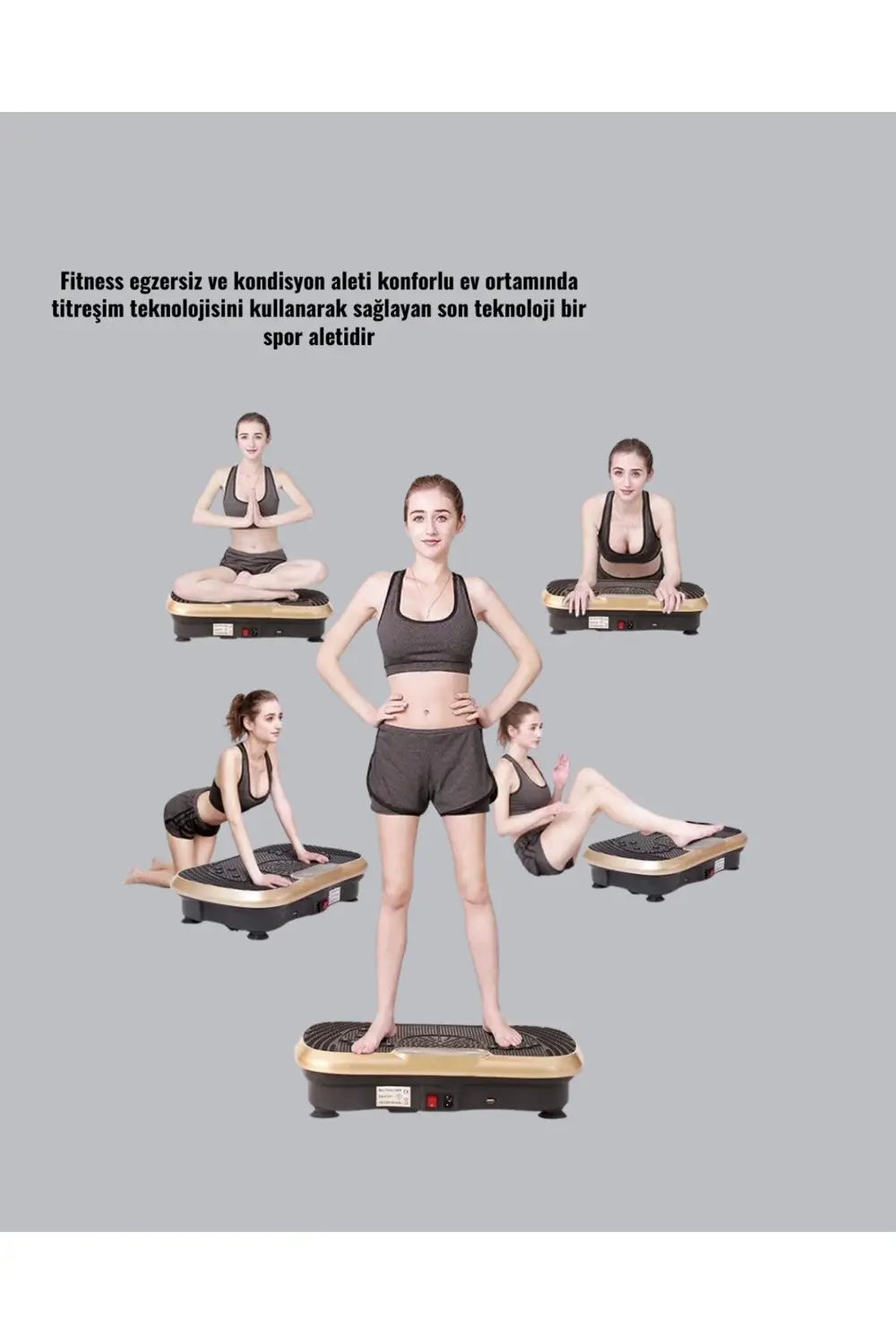 BFS Vücut Şekillendirmeye Yardımcı Titreşimli Spor Platformu