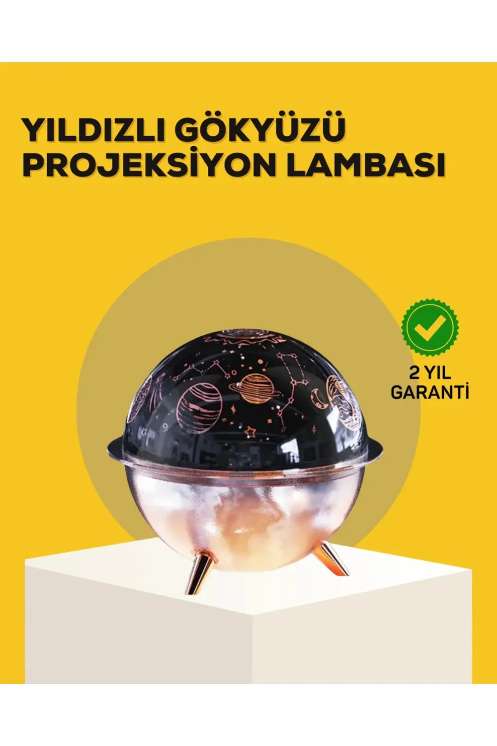 BFS Yıldızlı Gökyüzü Efektli Uzay Temalı Nemlendirici Lamba