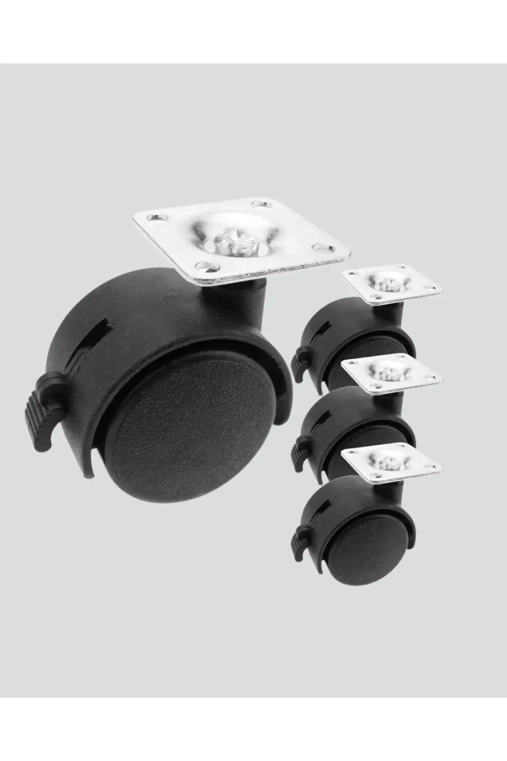 BFS Zemin Korumalı Kilitli Ayak Tekerlek Seti 6 cm