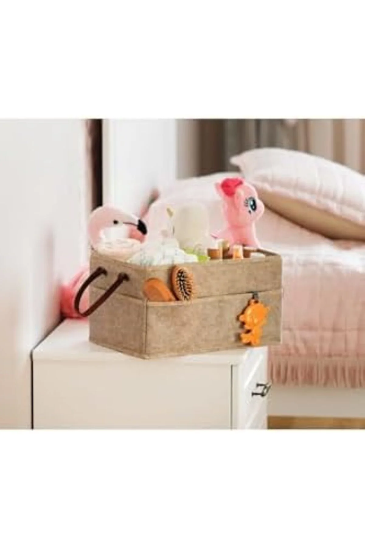 BFSX Geniş Hacimli Bebek Bakım Çantası Bej 1199837