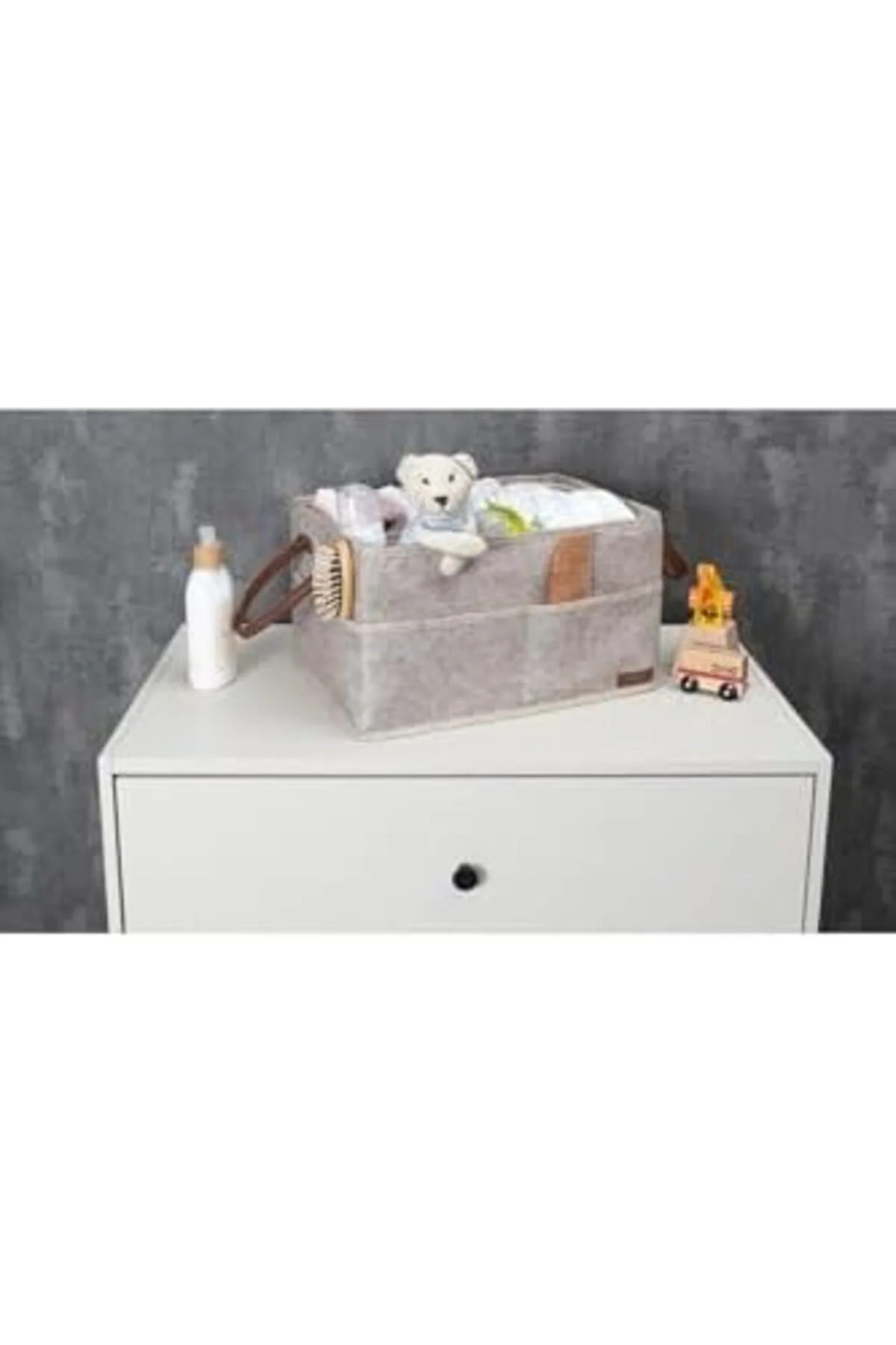 BFSX Geniş Hacimli Bebek Bakım Çantası Bej 1199837