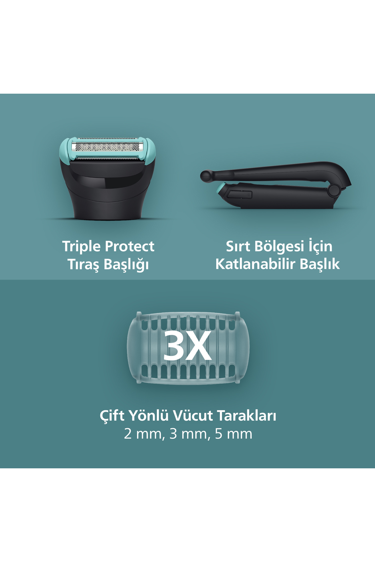 BG5475/15 Bodyshaver Vücut Tıraş Makinesi