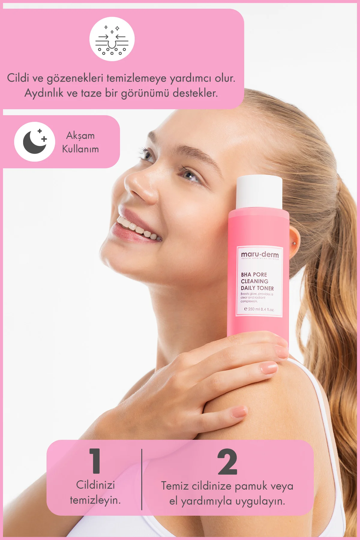 Bha Tonik | Gözenek Sıkılaştırıcı, Siyah Nokta Karşıtı 250 ML