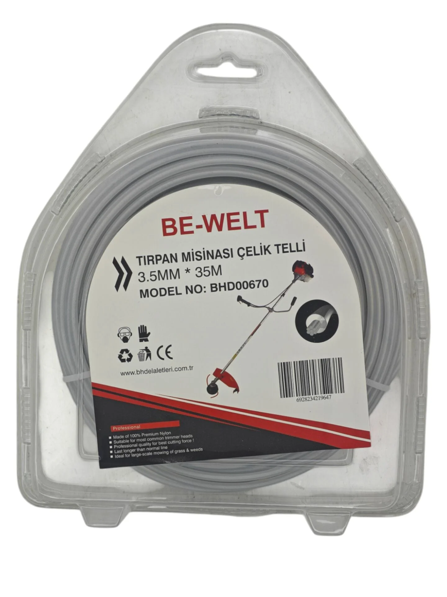 BHD00670   B.H.D Çelik Telli Ot Tırpan Misinası 3.5mm 35m