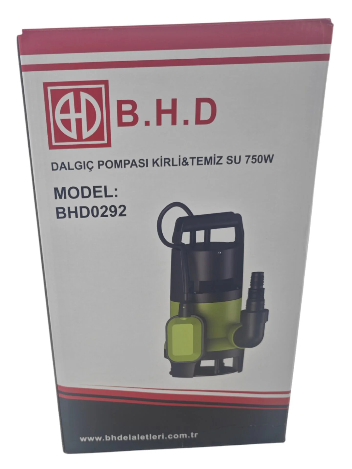 BHD0292   B.H.D Kirli &amp; Temiz Su Dalgıç Pompası 750W
