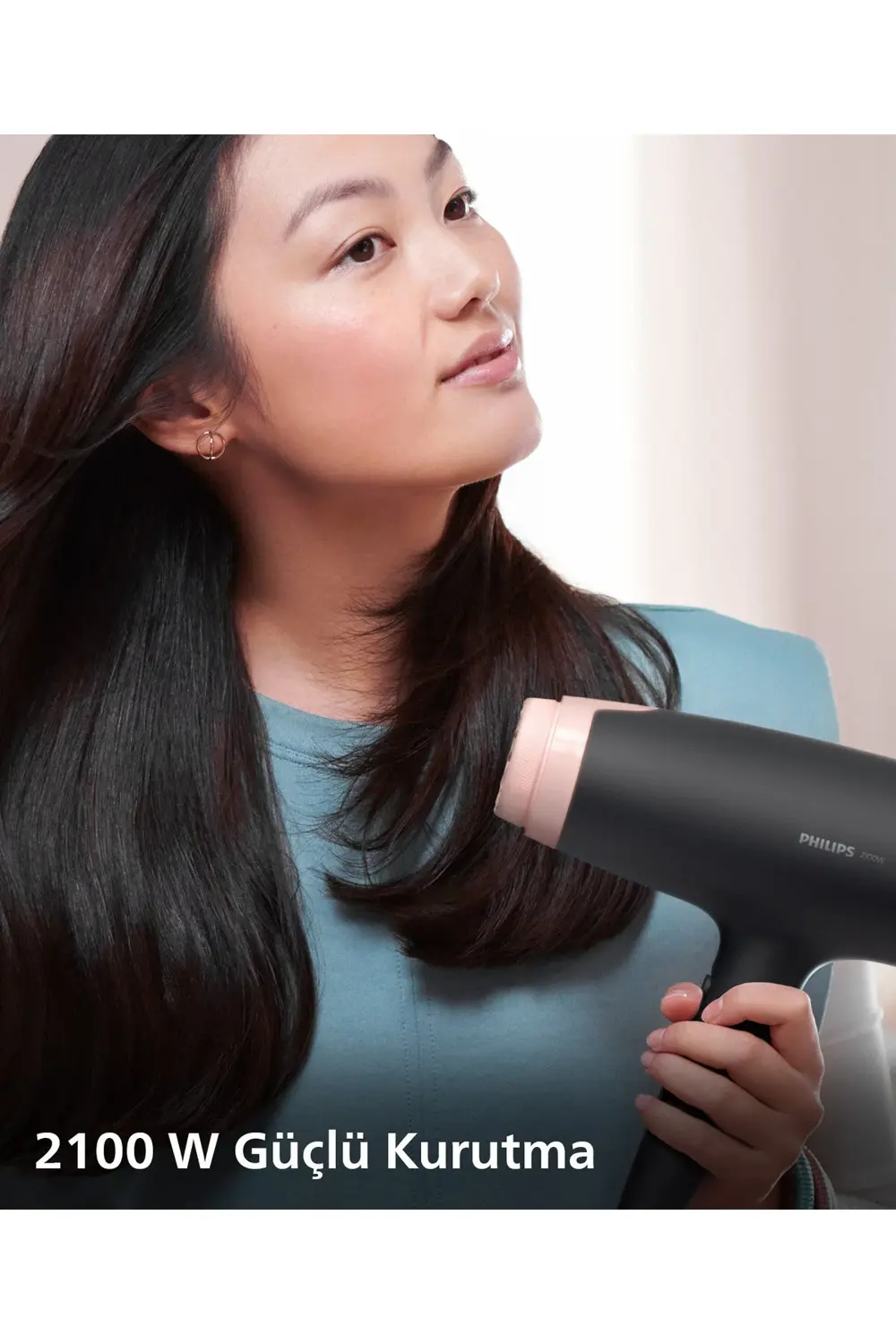 BHD350 Thermoprotect Saç Kurutma Makinesi - 2100W, Gelişmiş İyoni