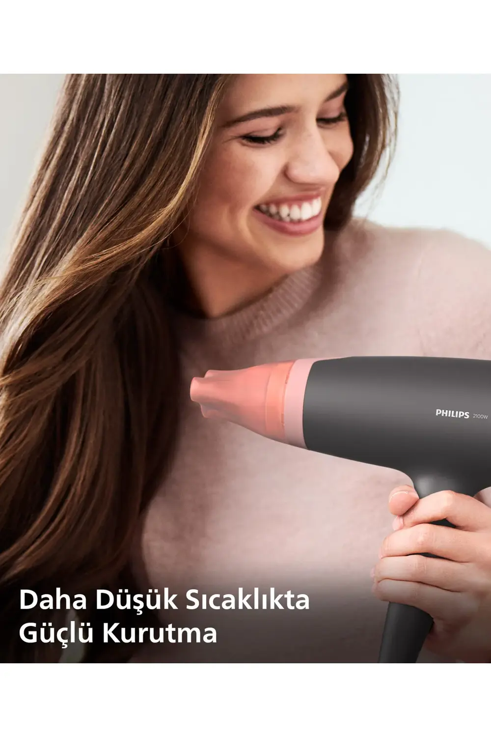 BHD350 Thermoprotect Saç Kurutma Makinesi - 2100W, Gelişmiş İyoni