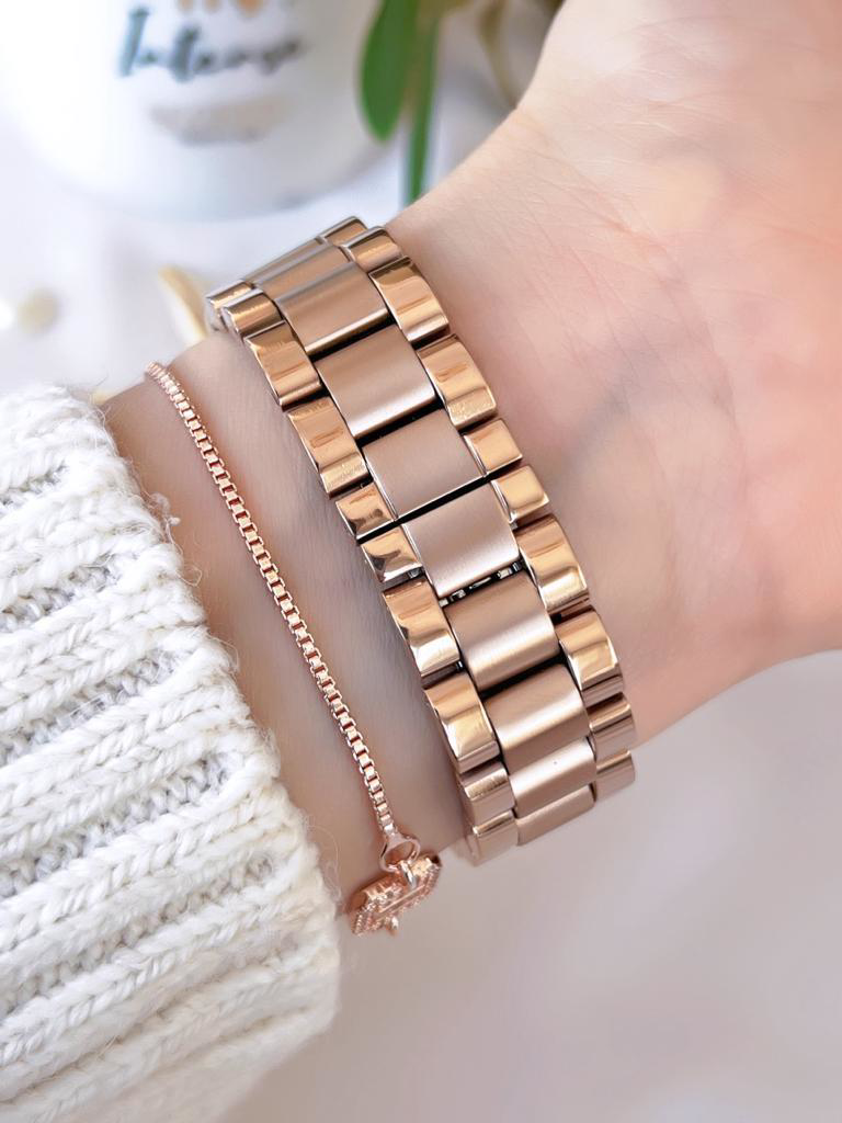 BHP.R2 Sedef Kadran Çelik Kasa&Kordon Kararma Renk Atma Yapmaz Zi